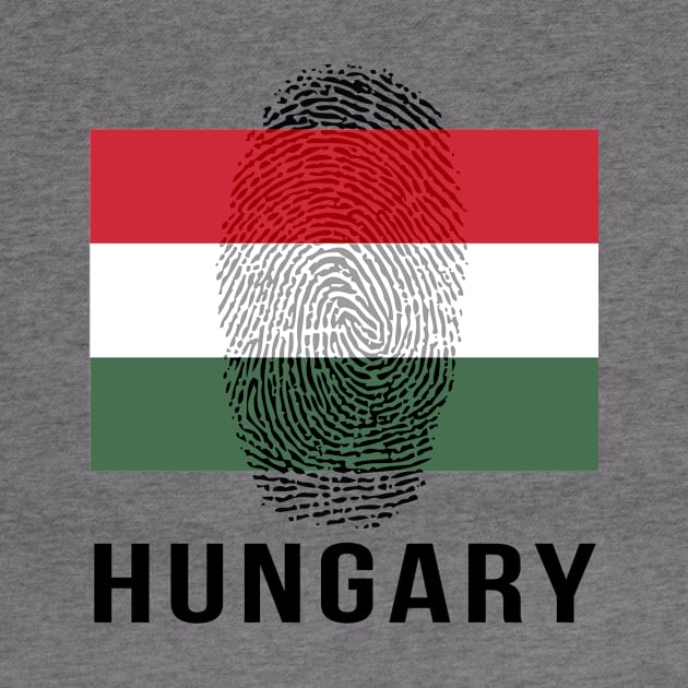 Hungary Flag DNA by Rocky Ro Designs